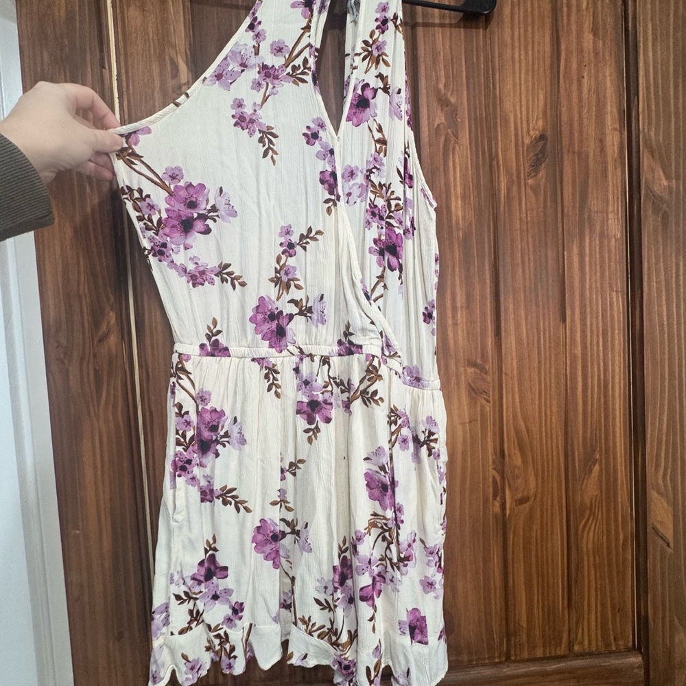 American Eagle Outfitters Purple Floral Dress